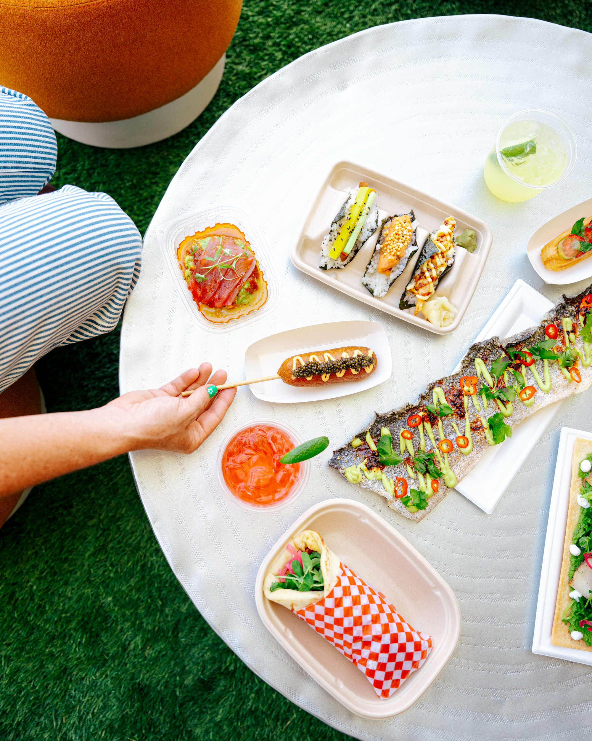 Food Spread from Bottlerock 2024